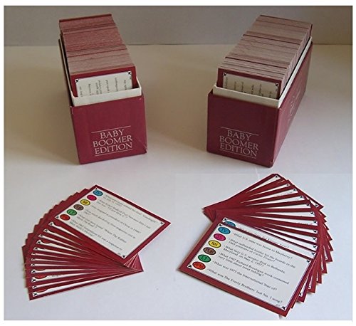 Trivial Pursuit Baby Boomer Subsidiary Card Set for Genus Master Game