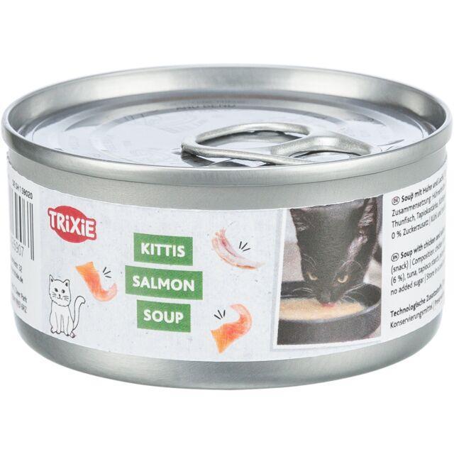 Trixie Cat Soup - Salmon Soup 4 × 80 g