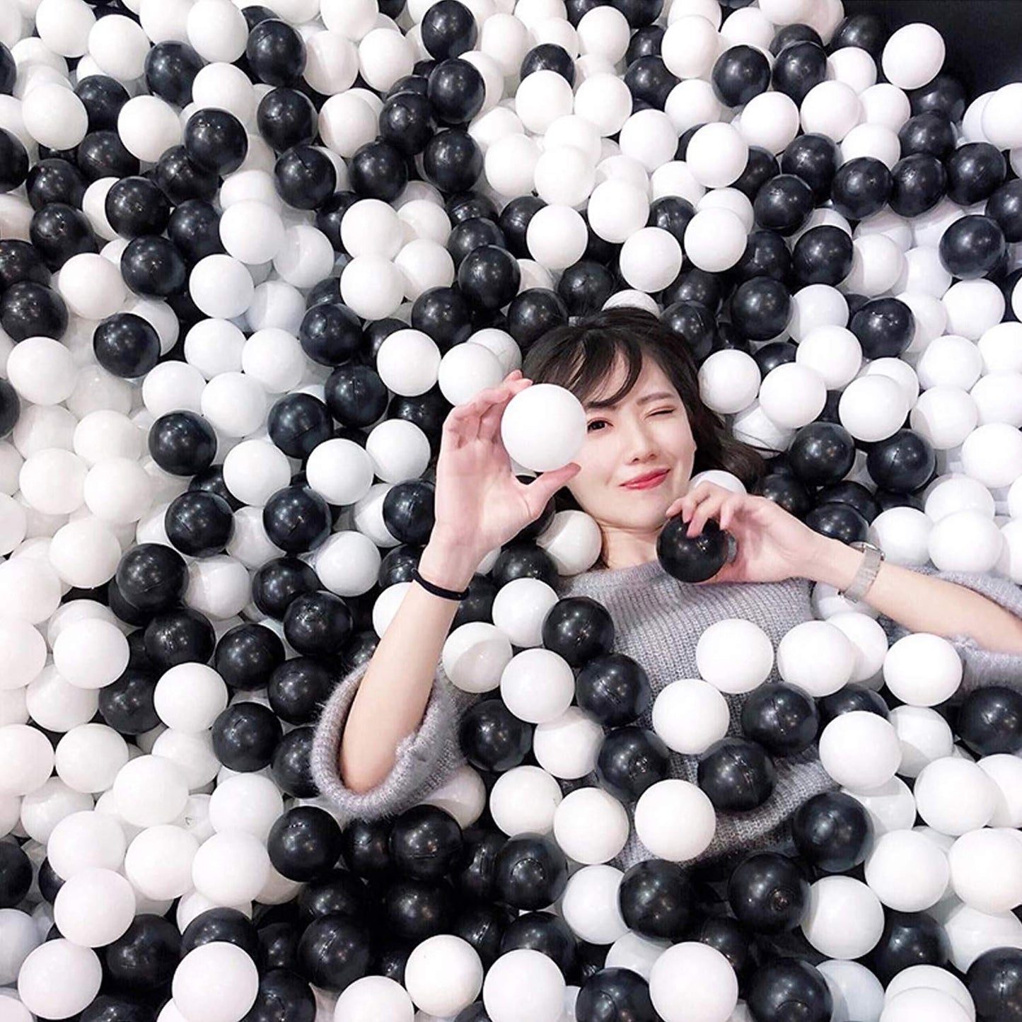 TRENDBOX 100 Ocean Ball – Soft Ball Pit Balls for Babies, Kids & Parties (Ships from USA)