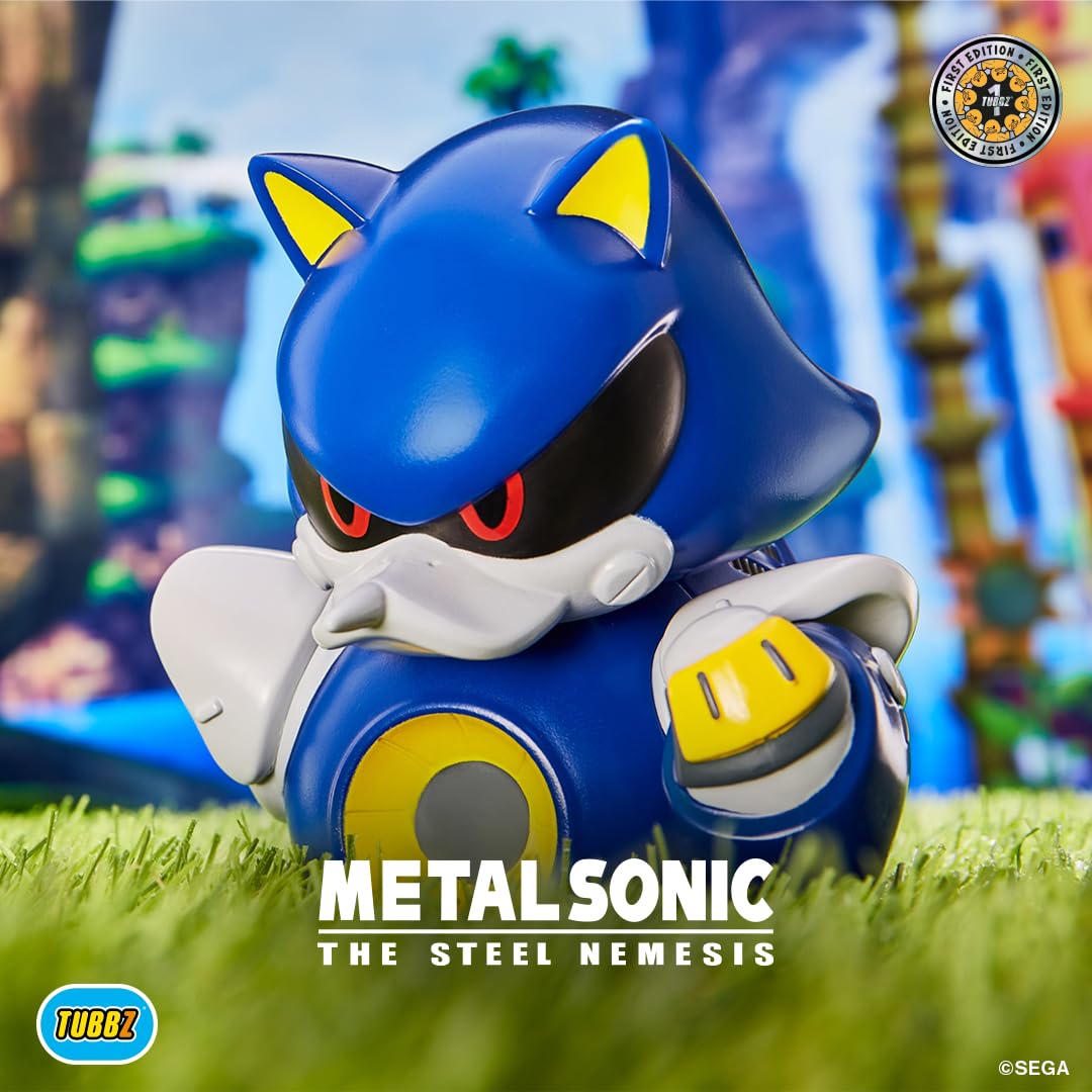 TUBBZ Metal Sonic First Edition – Official Sonic The Hedgehog Collectible Duck Vinyl Figure