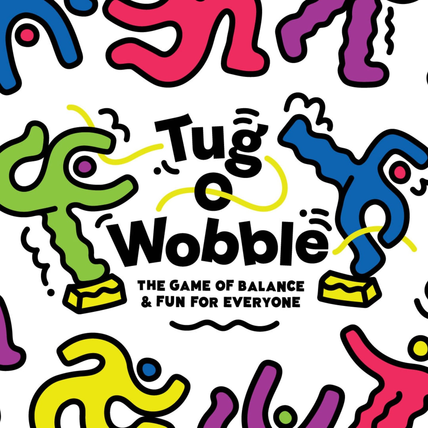 TUG O' WOBBLE: The Ultimate Balancing Outdoor Game for Backyard, Park, and Yard