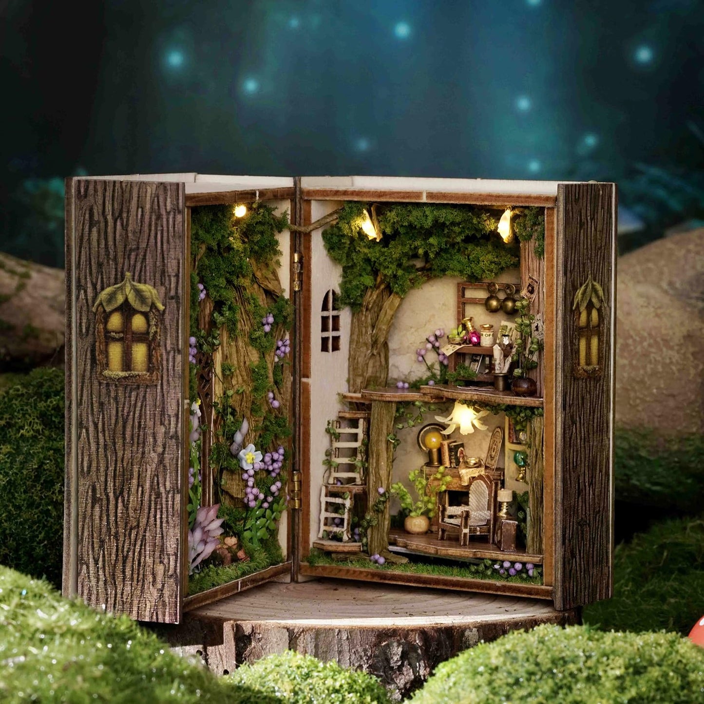 TuKIIE DIY Miniature Dollhouse Kit – Forest Wonderland (1:32 Scale)