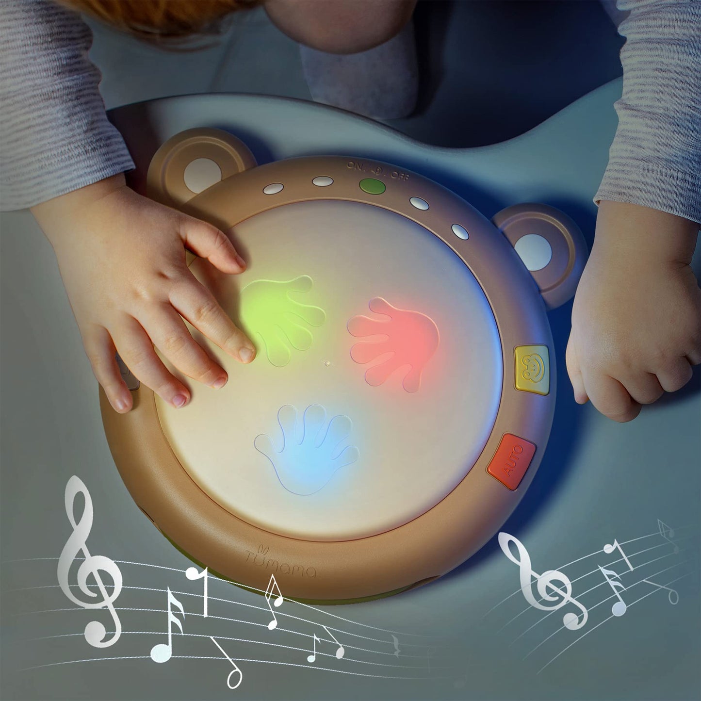 TUMAMA KIDS Baby Musical Toy – Electronic Drum Set with Light & Sound for Early Learning