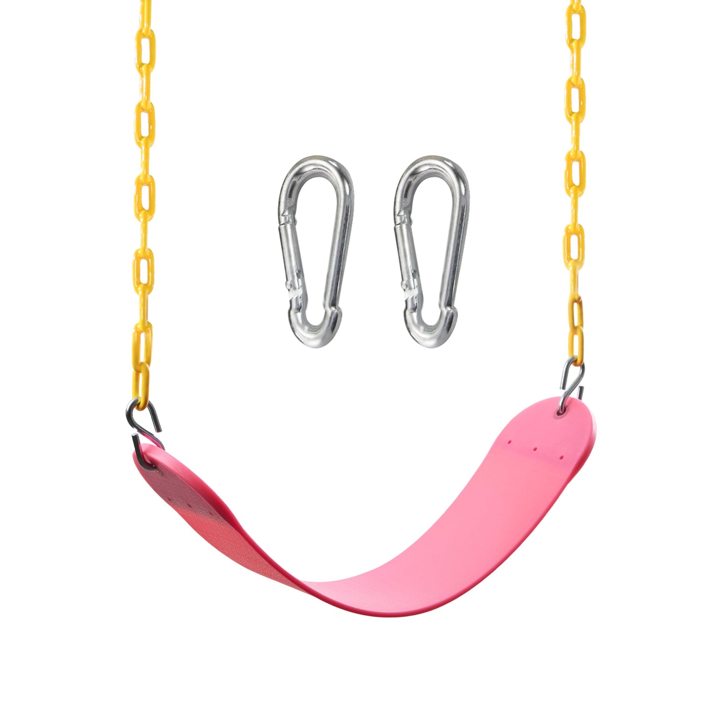 TURFEE Pink SwingSeat Replacement Kit – Heavy-Duty Chains & Easy Install
