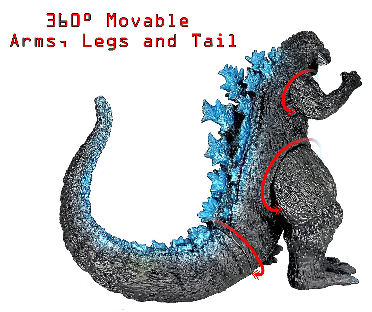 TwCare Mecha King Ghidorah & 1954 Monster 2-Pack – Movable Joints Soft Vinyl Figures with Carry Bag
