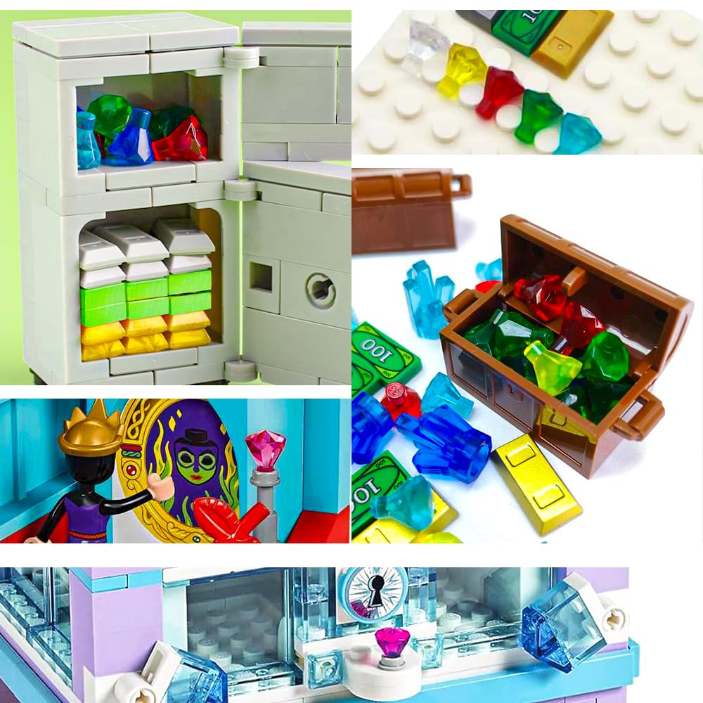 TZBTSTEAM 120PCS Gem Bricks – 120 Diamond Jewels Building Blocks Set (LEGO 31109 Compatible)