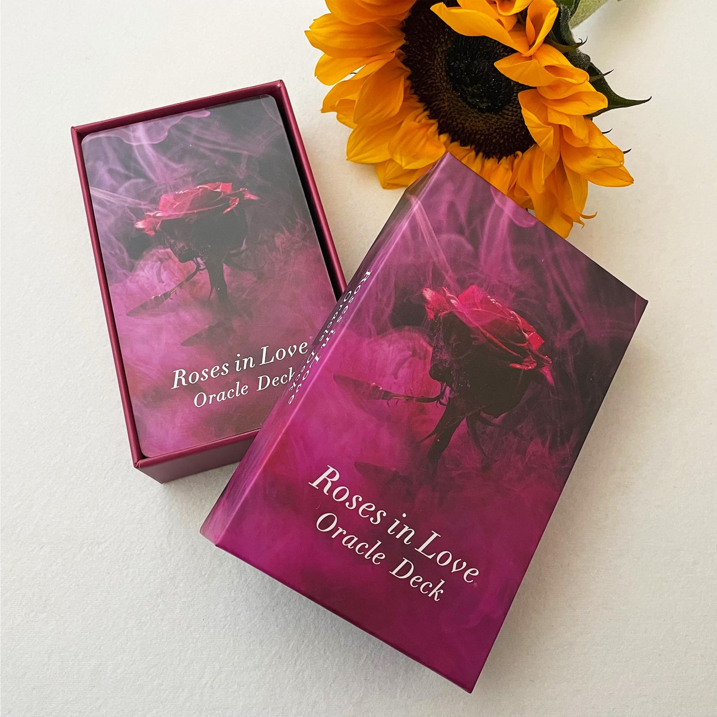 Tzxamsez Roses in Love Oracle Cards Deck for Beginners | Love Life Insight