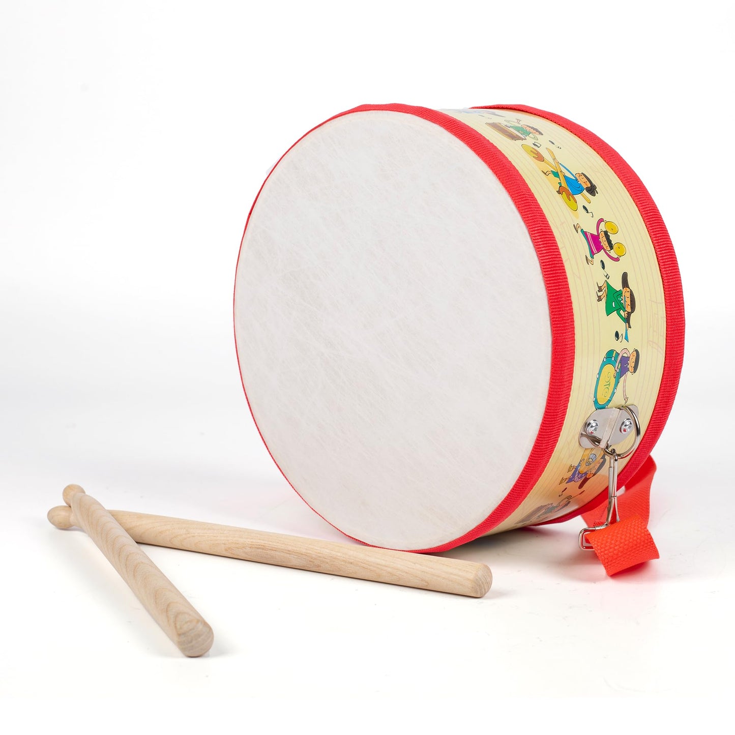 Ubblove Kids Drum Set with Adjustable Strap – Toddler Instrument for Ages 3-5 (Red)