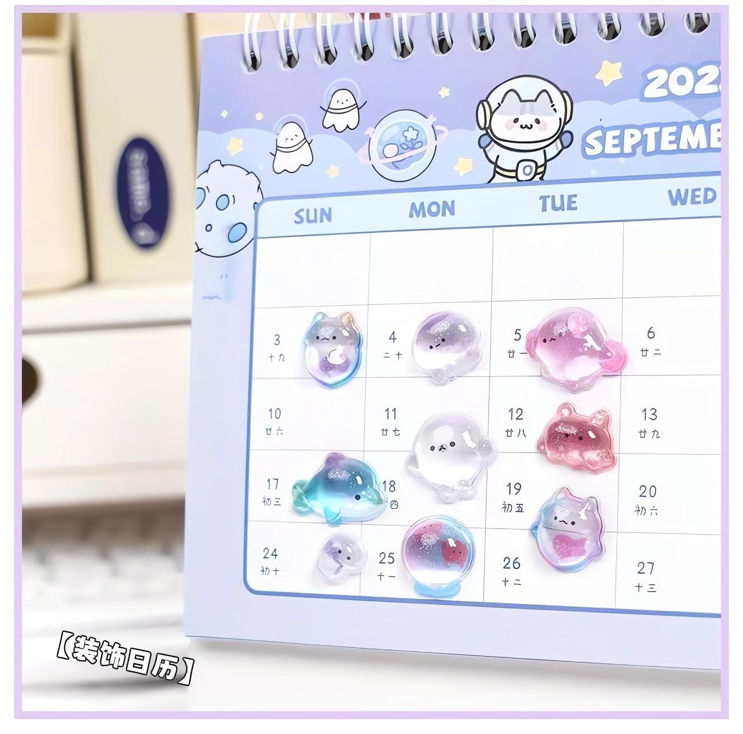 Uchyius 3D Puffy Stickers – Kawaii Decor for Phone Case & Notebook (Style-2)
