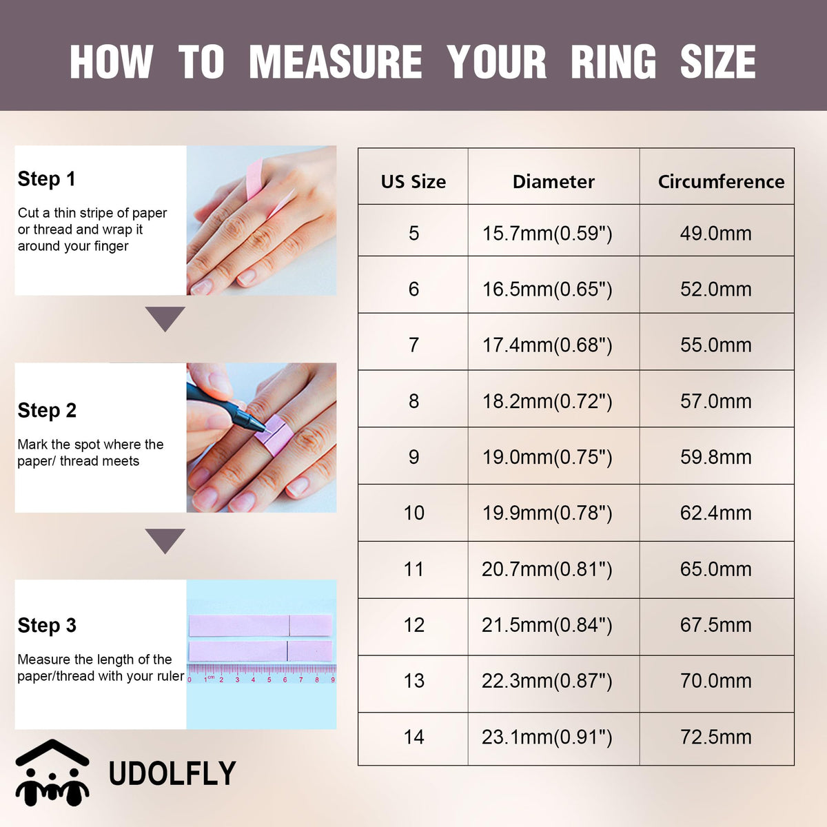Udolfly Mens Fidget Ring - Titanium Chain Spinner, 8mm Wide