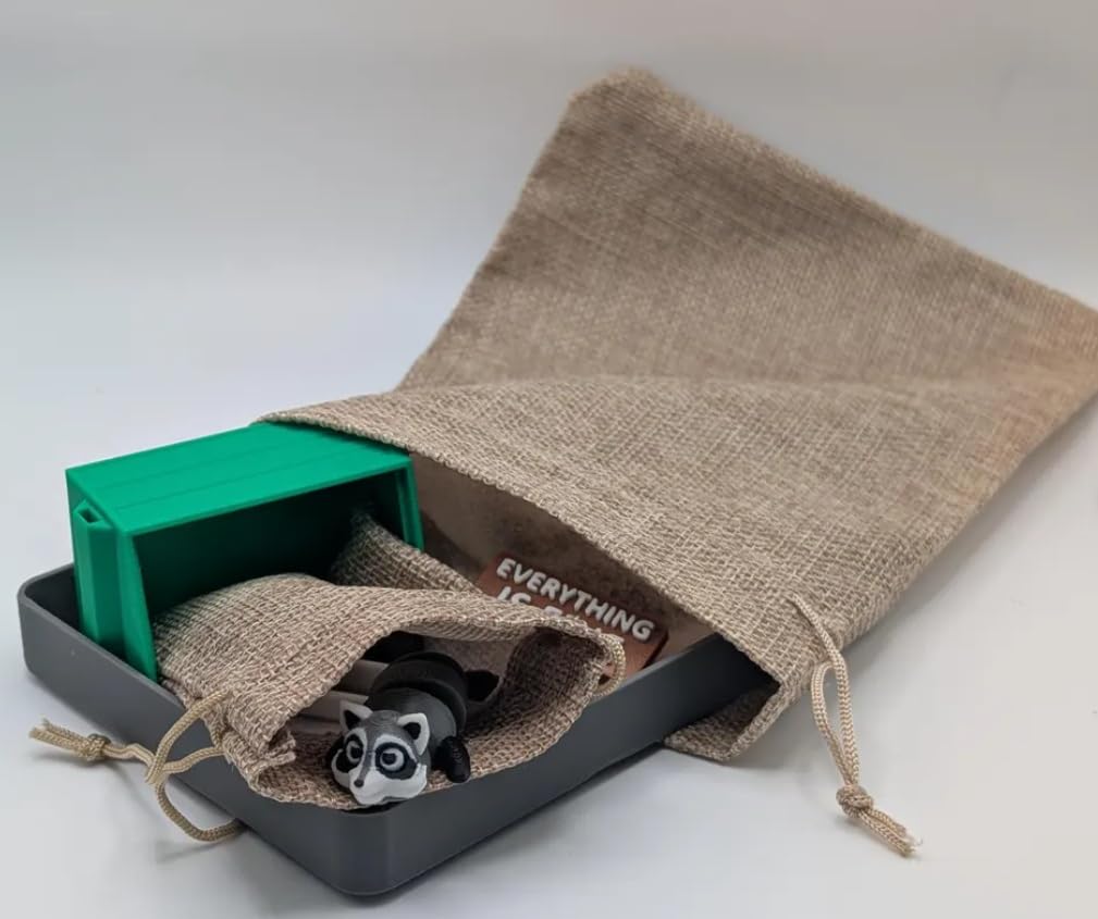 UglaForge Dumpster Fire Zen Garden – Handcrafted Desk Zen Decor