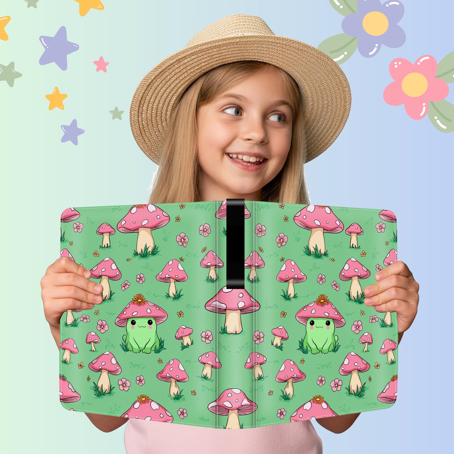 UGYAZX Toploader Binder: 360-Capacity, 50 Top Loaders, 3x4 Card Pockets, Water-Resistant PU Cover