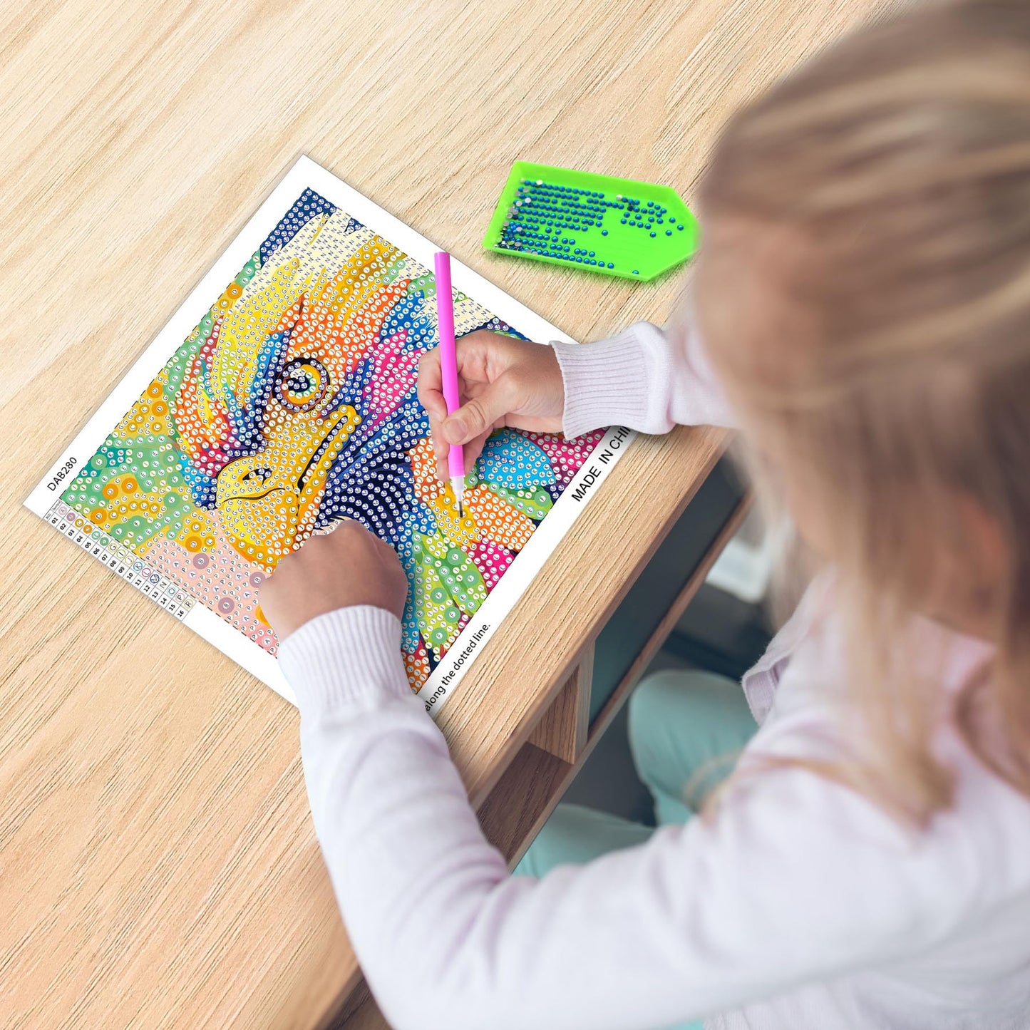 UiSdfuy Diamond Painting Kits for Kids — 6-Pack Animal Dots, 6" x 6" Canvases