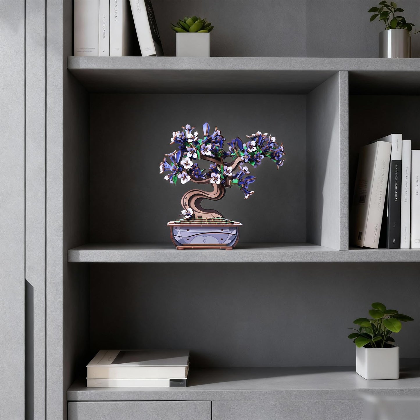 Ulieer 3D Wooden Flower Puzzle for Adults – Bonsai DIY Craft Kit & Home Decor