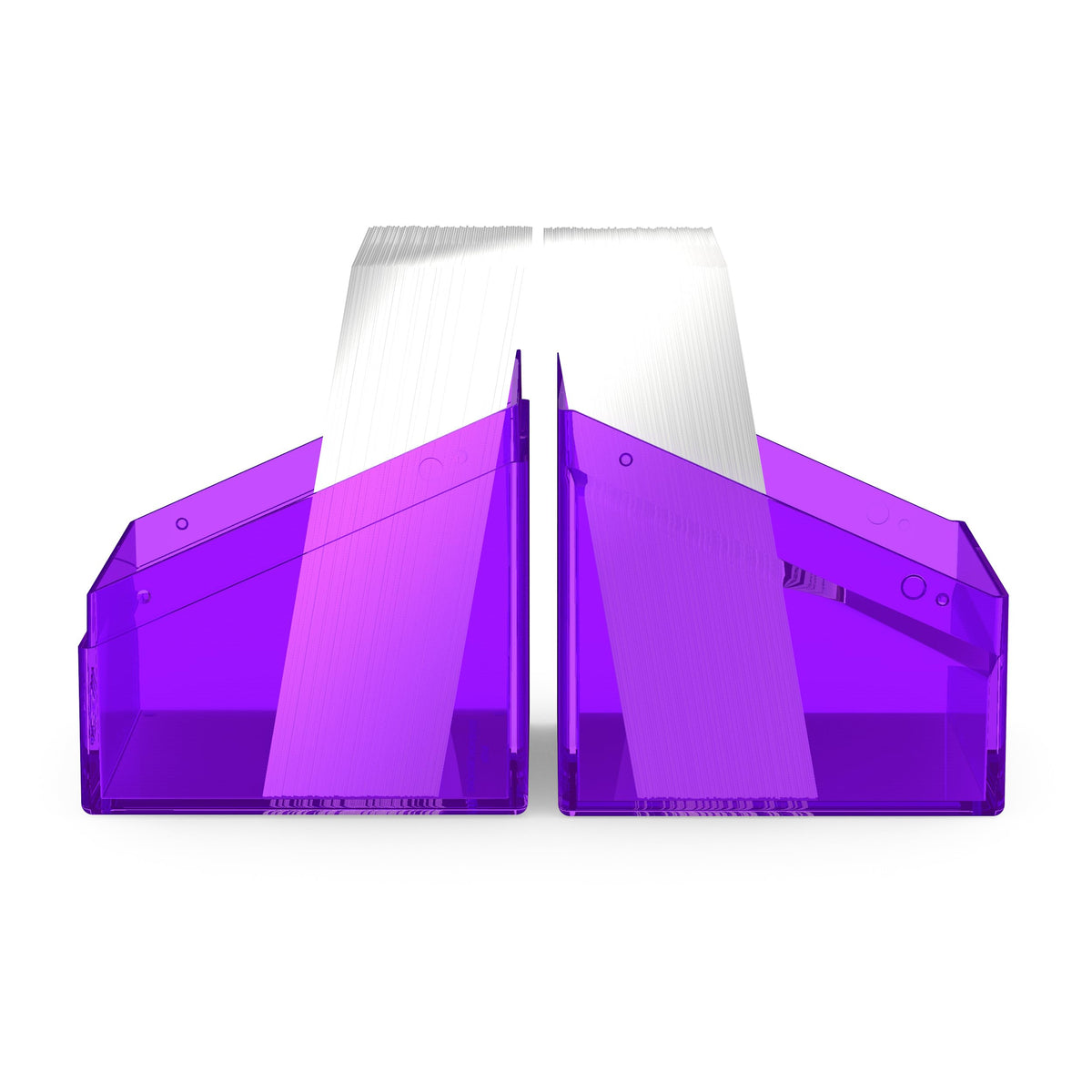 Ultimate Guard Boulder 100+ Clear Deck Case – Amethyst | Secure & Durable Card Storage