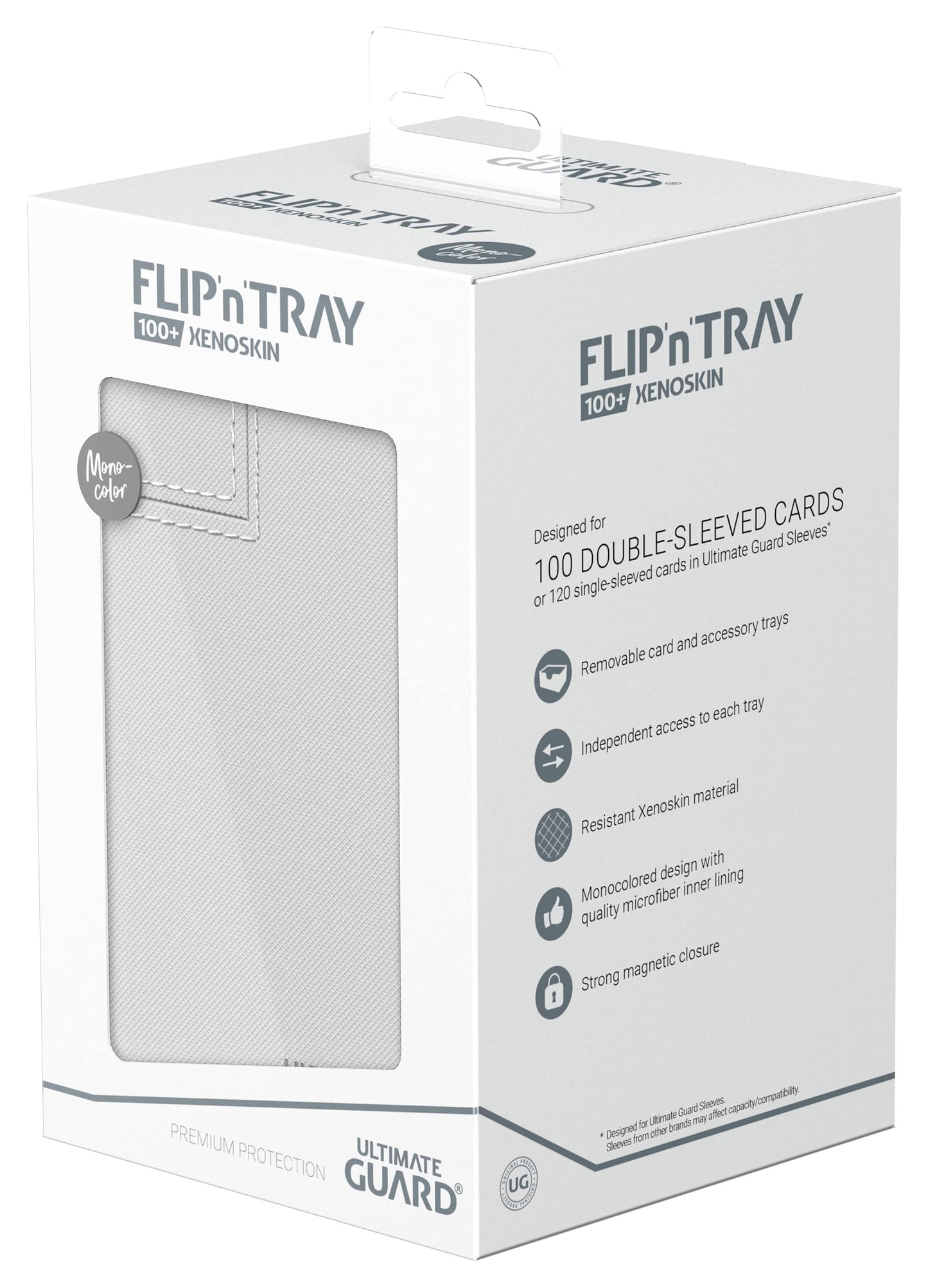 Ultimate Guard Flip'n'Tray 100+ Deck Case — Independent Trays, Magnetic Closure, Microfiber Lining