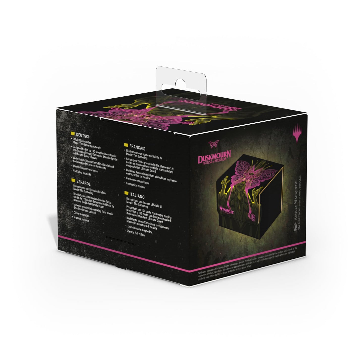 Ultimate Guard Sidewinder 100+ Duskmourn Deck Box – MTG Art by Victor, Valgavoth's Seneschal