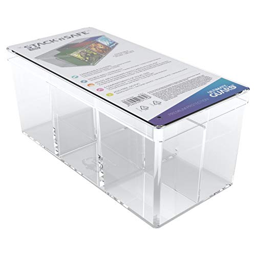 Ultimate Guard Stack 'n' Safe Deck Box 480 Cards | Clear Polystyrene