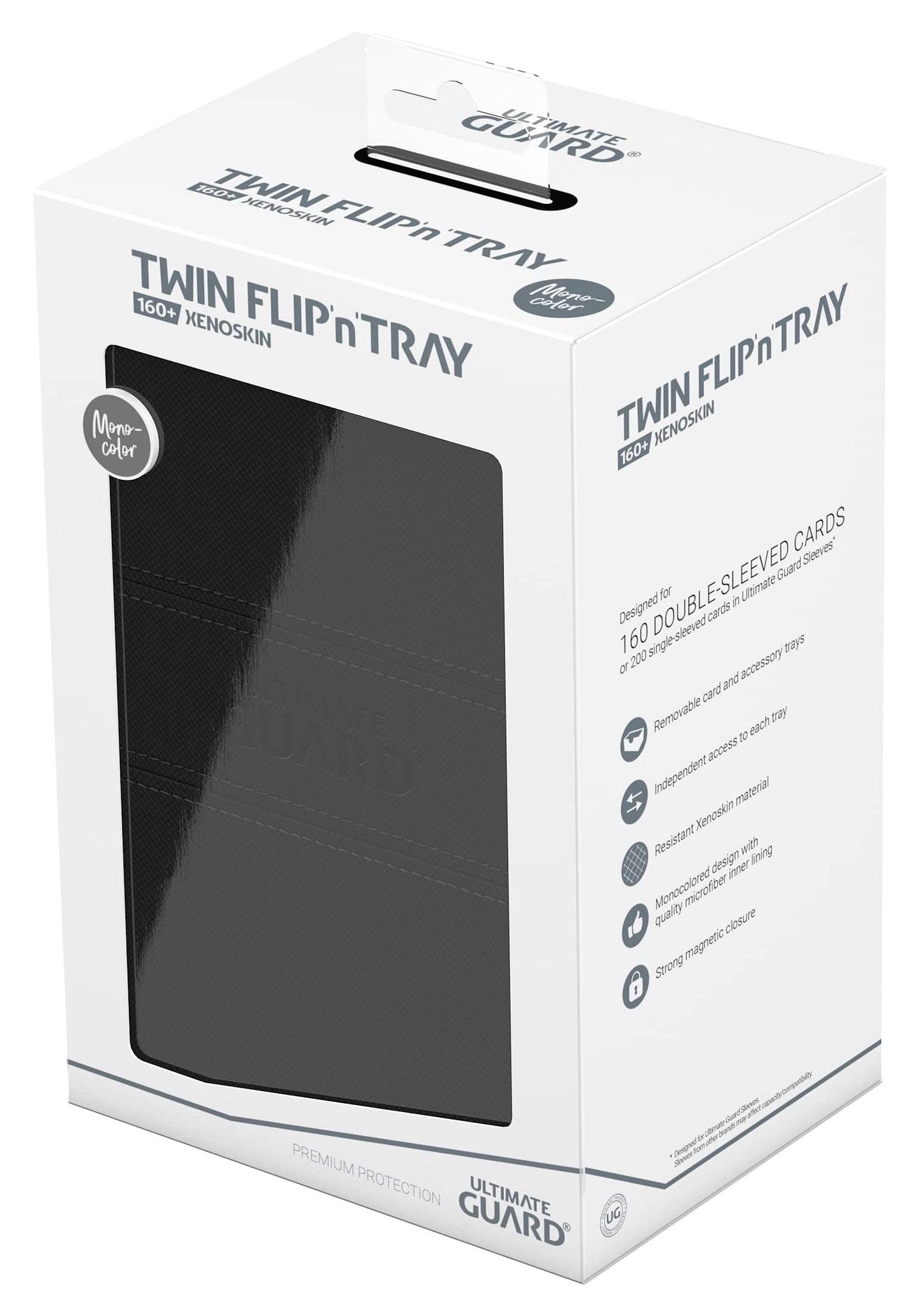 Ultimate Guard Twin Flip'n'Tray 160+ Deck Case – 2 Trays, Magnetic Closure