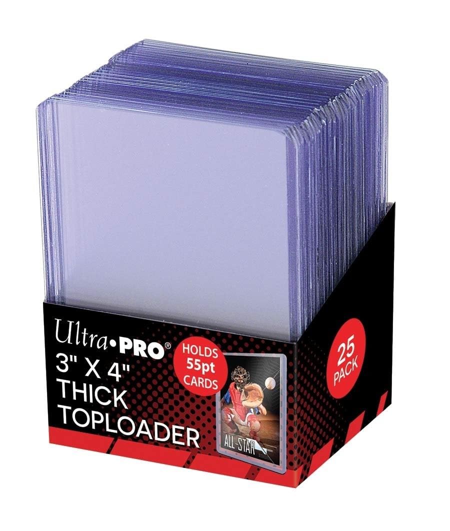 Ultra Pro 3x4 Action Packed 55pt Toploader – 25ct Pack