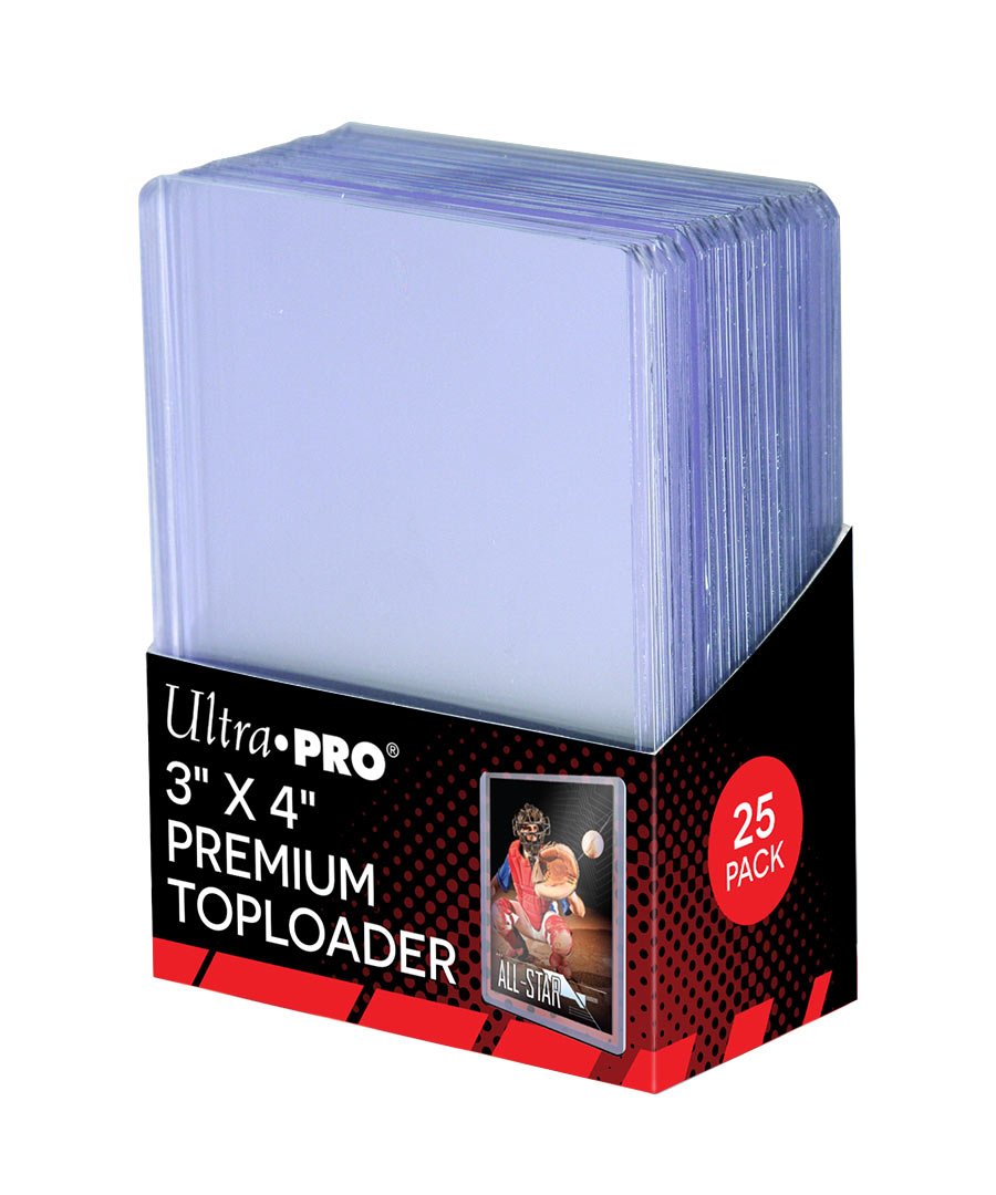 Ultra Pro 3x4 Toploader Card Protector – 25 Count Pack | 1-Pack