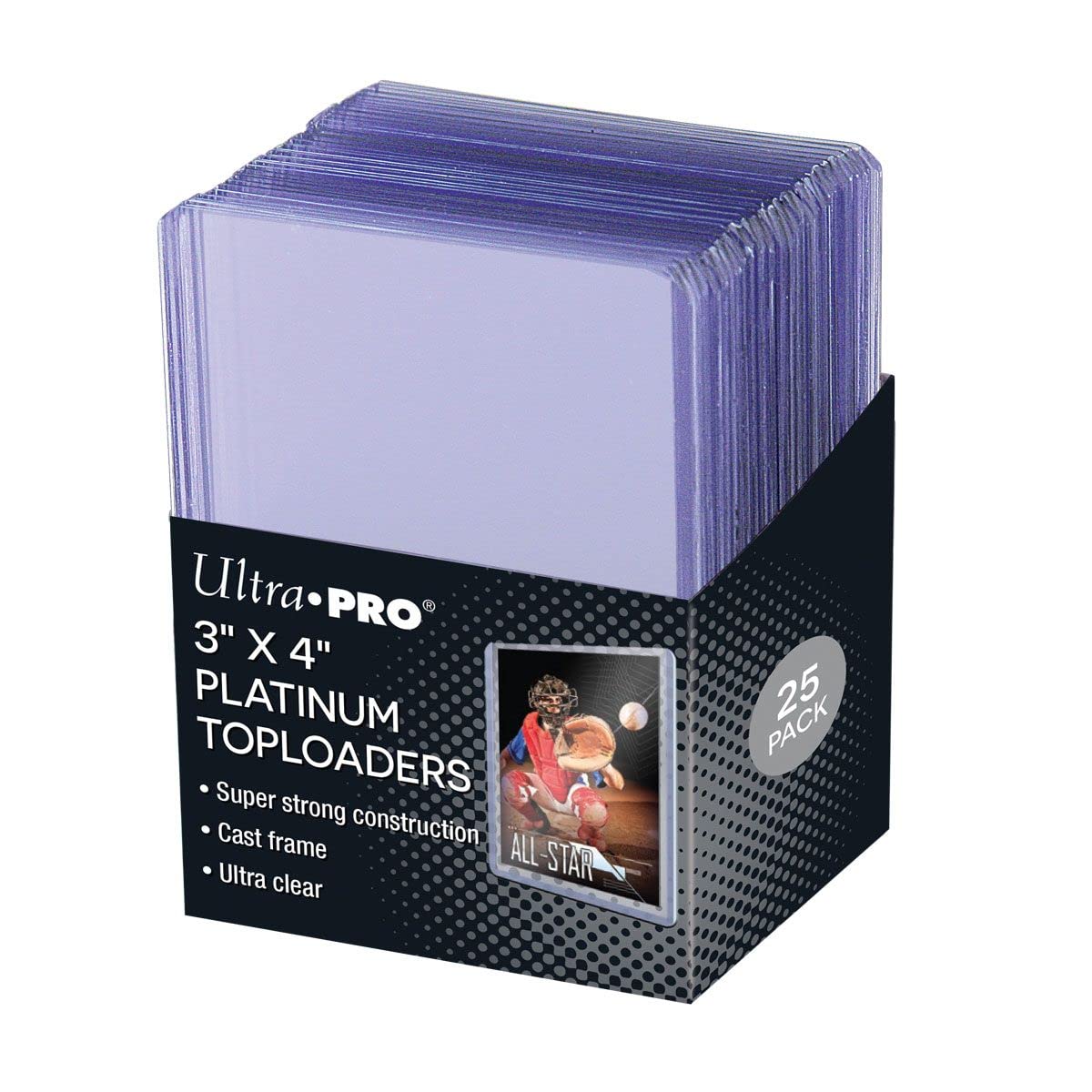 Ultra PRO 3" x 4" Ultra Clear Platinum Toploaders (25ct) – Crystal-Clear Card Protection