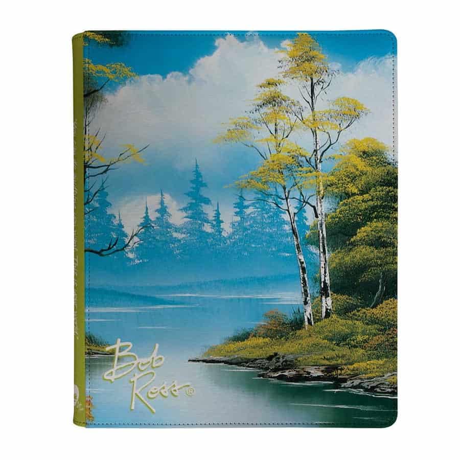 Ultra PRO Bob Ross Lakeside Path 9-Pocket Zippered PRO-Binder | Premium Card Organizer