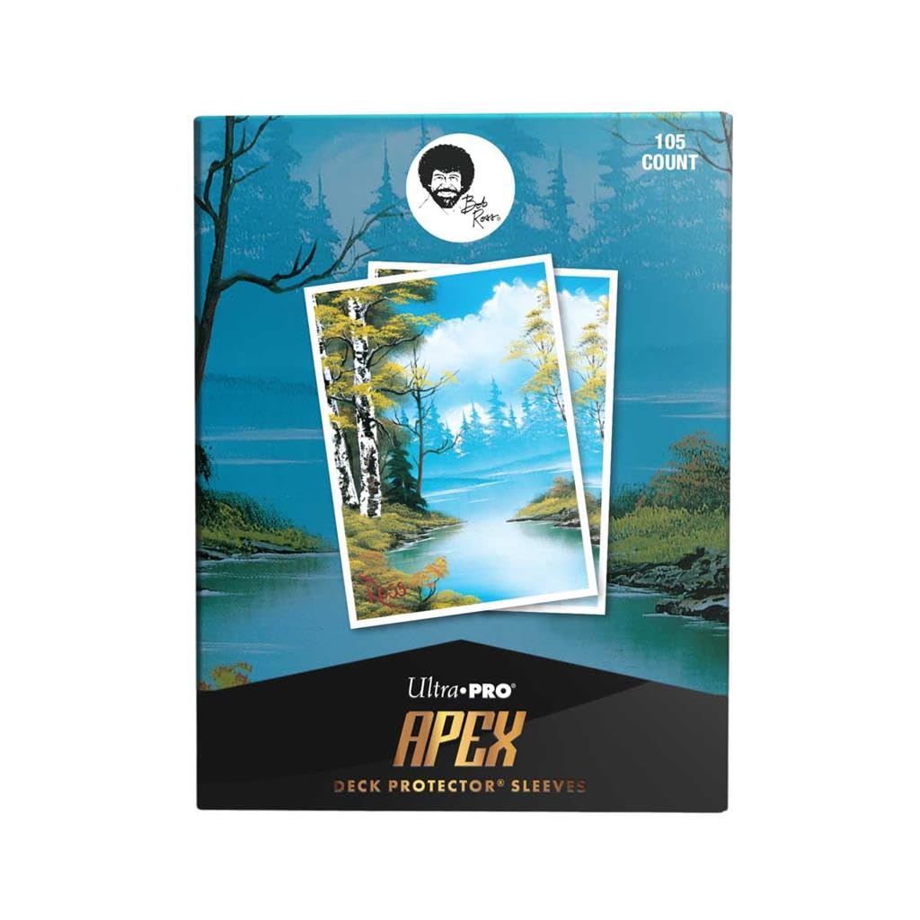 Ultra PRO Bob Ross Lakeside Path 105ct APEX Deck Sleeves