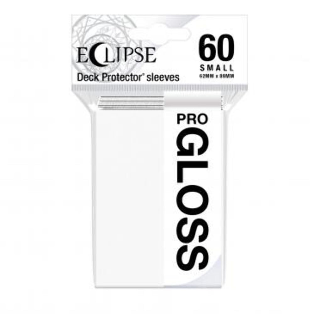 Ultra Pro E-15624 Eclipse Gloss Small Sleeves 60-Pack Arctic White