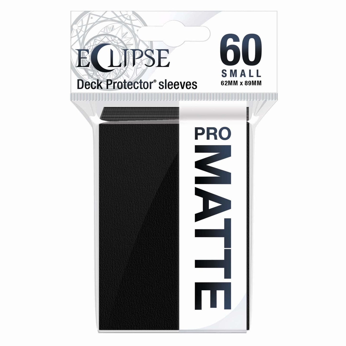 Ultra Pro Eclipse Matte Small Sleeves 60 Pack – Jet Black