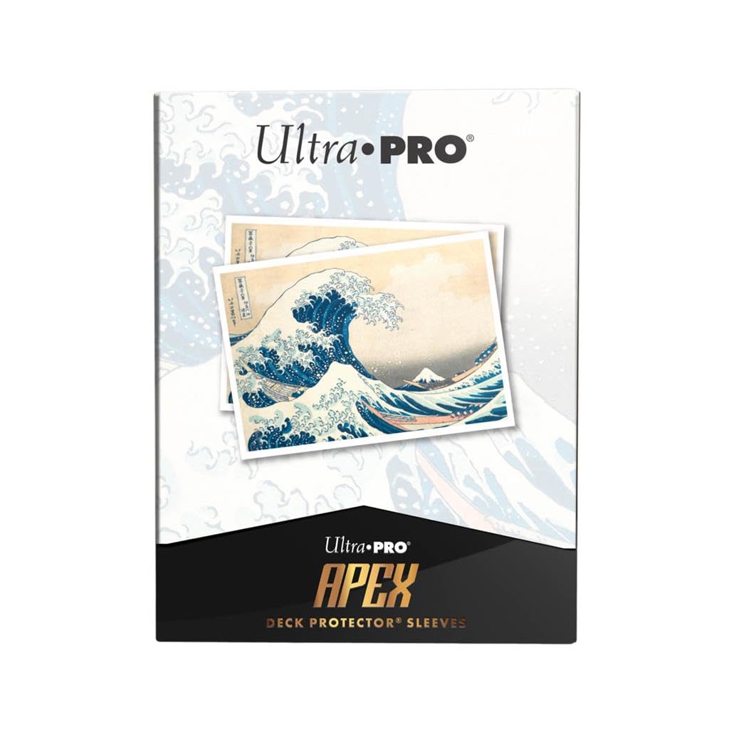 Ultra Pro The Great Wave Off Kanagawa 105ct Apex Deck Protector Sleeves – Standard Size