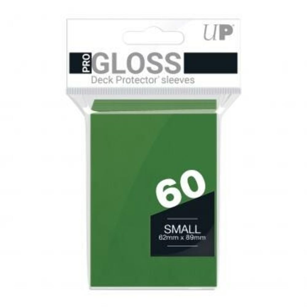 Ultra Pro Sleeves 60-Pack Small Green Deck Protectors (62x89mm) – PVC & Acid-Free