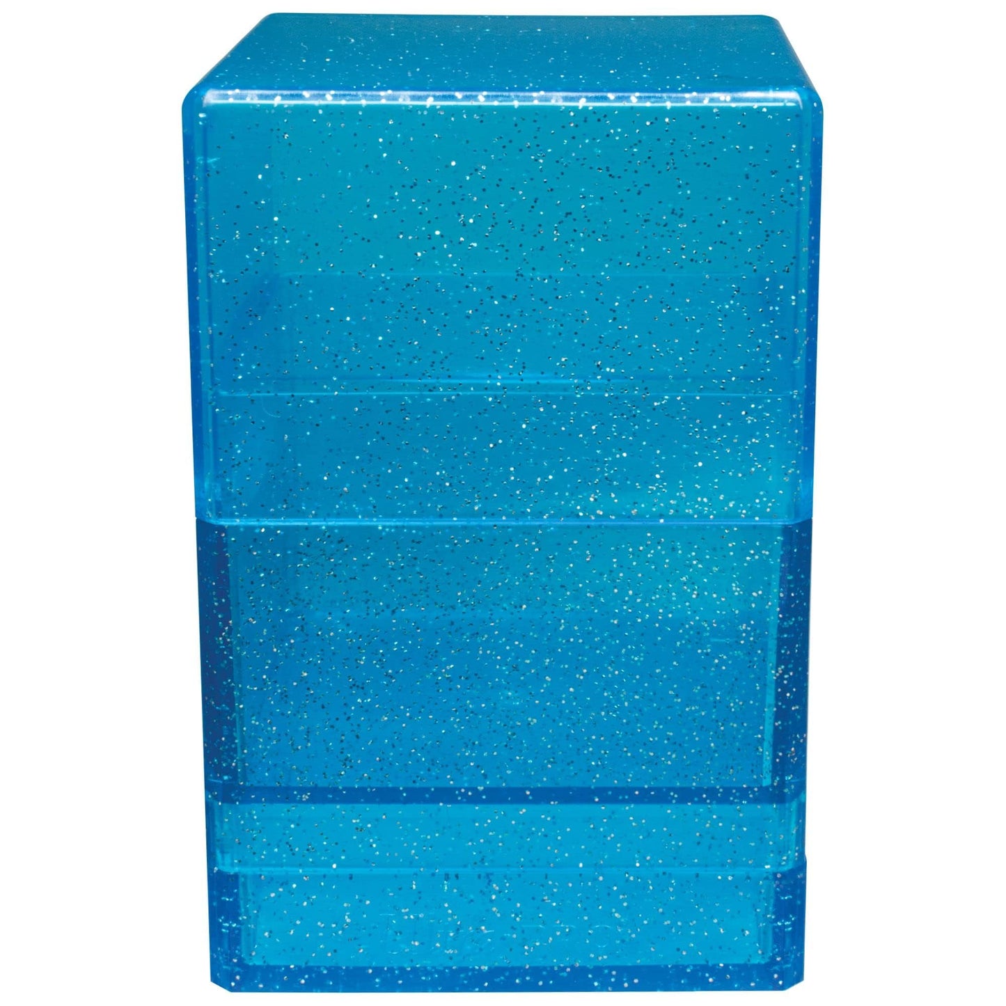 Ultra Pro Satin Tower 100+ Card Deck Box (Glitter Blue) – Protective, Stylish Travel Storage