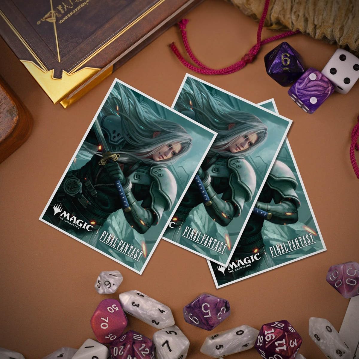 Ultra PRO Final Fantasy x Universes Beyond Sephiroth APEX 105ct Deck Protector Sleeves for MTG