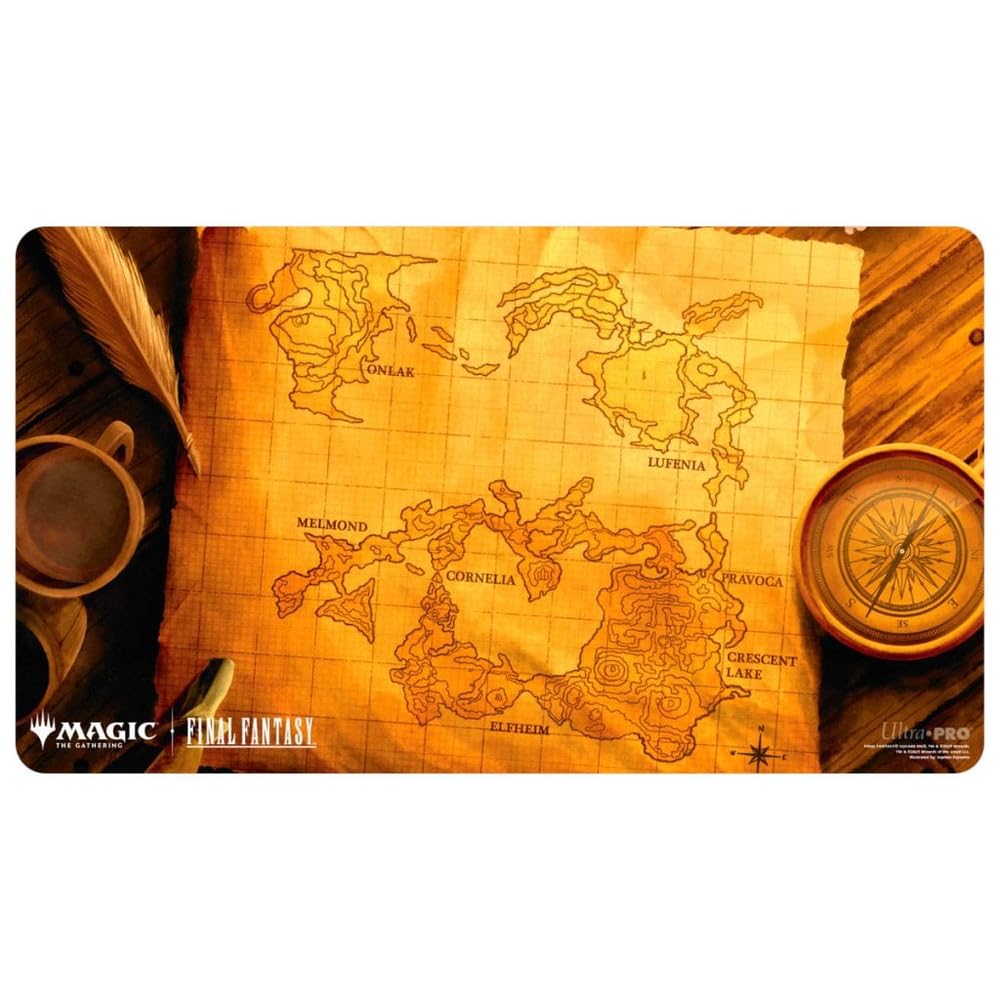 Ultra PRO Final Fantasy World Map Playmat for MTG | Universes Beyond