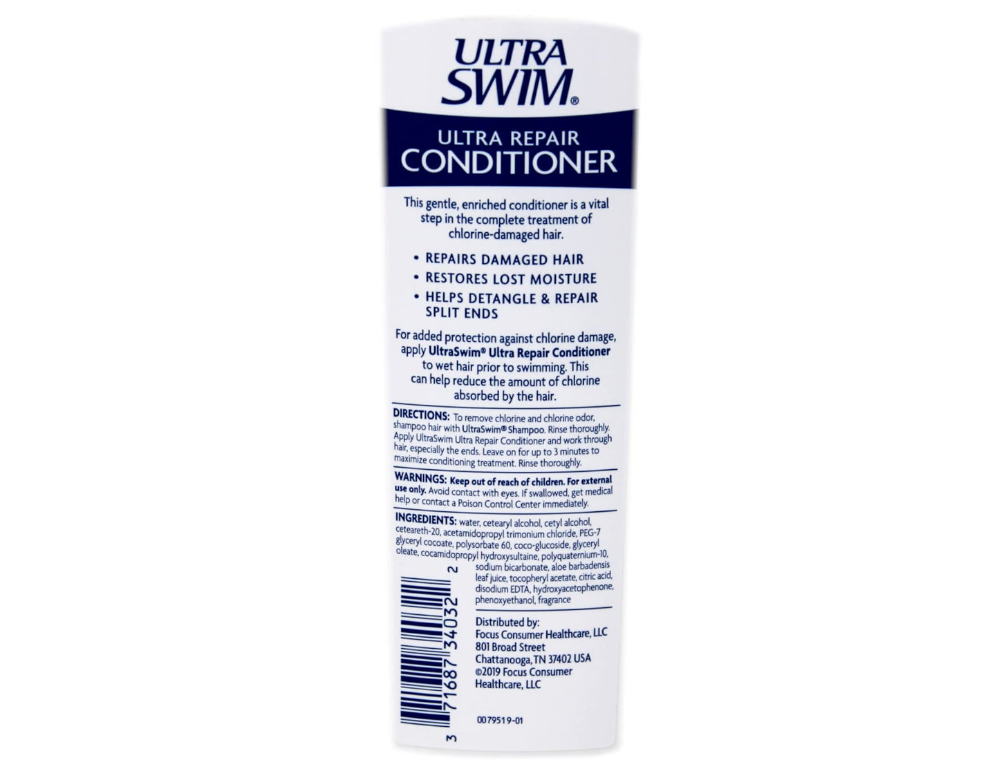 UltraSwim Ultra Repair Conditioner – 7 oz Bottles (Pack of 4) for Chlorine-Damaged Hair