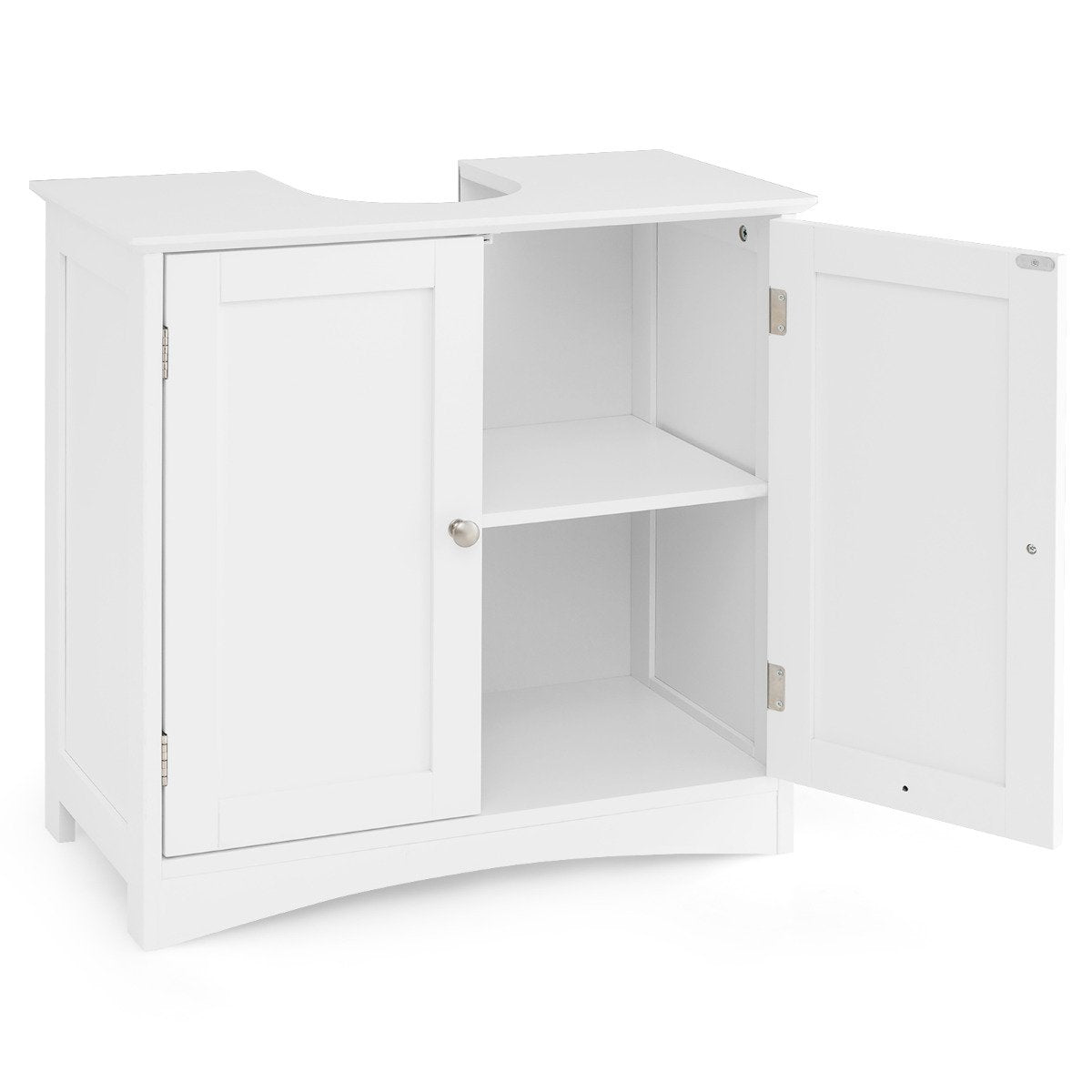Under Sink Cabinet Freestanding Bathroom Vanity Cabinet-White