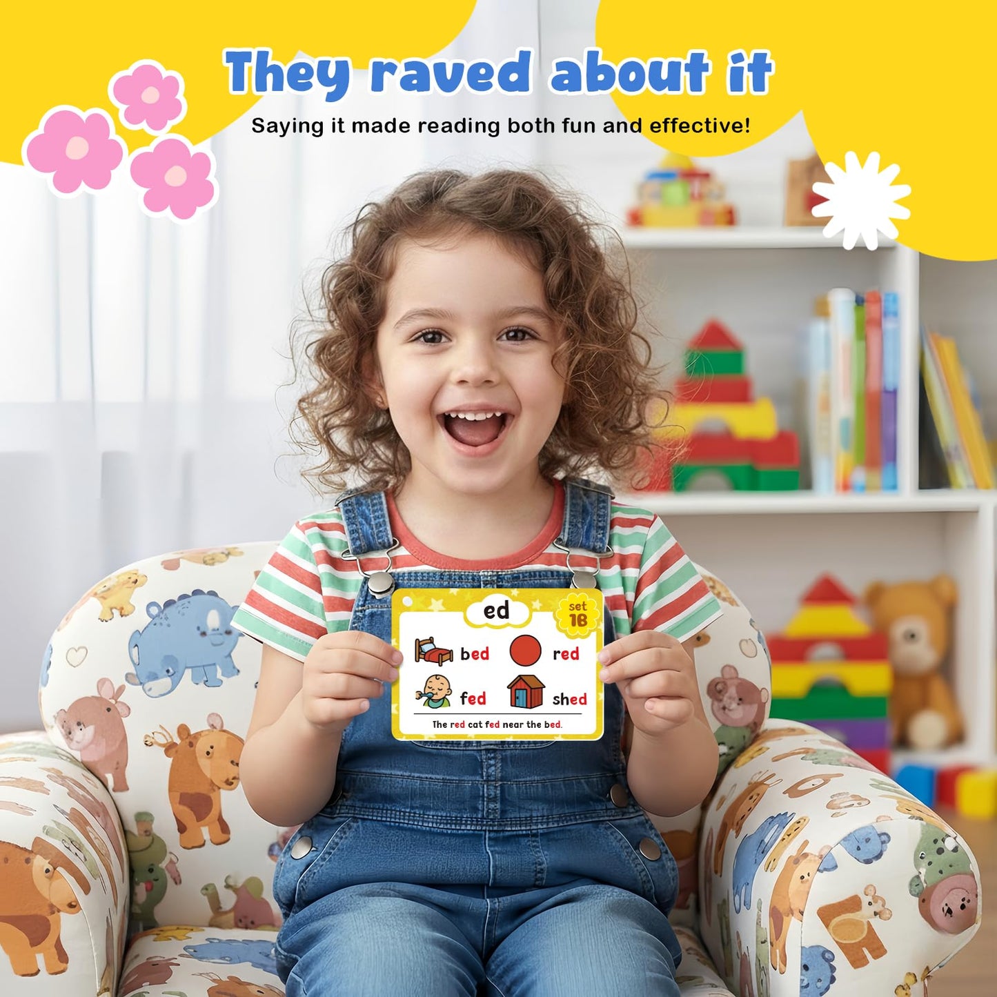Underbartliv Phonics Flash Cards for Kindergarten to 2nd Grade – 62 Cards, 20 Phonogram Stages