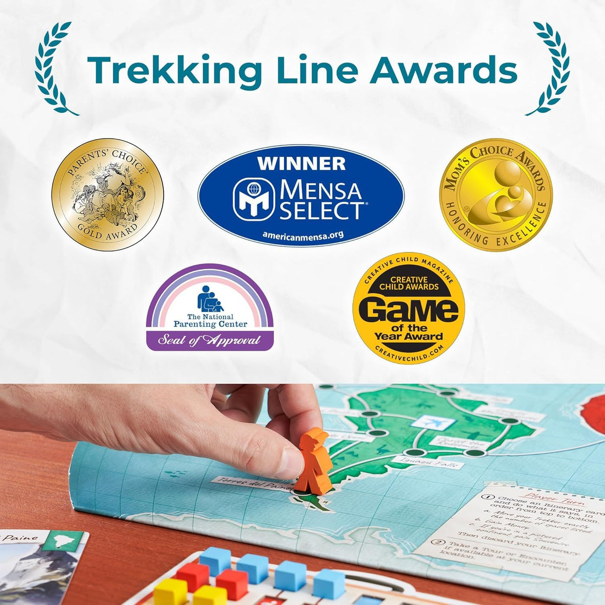 Underdog Games Trekking the World 2nd Edition – Award-Winning Family Strategy Board Game