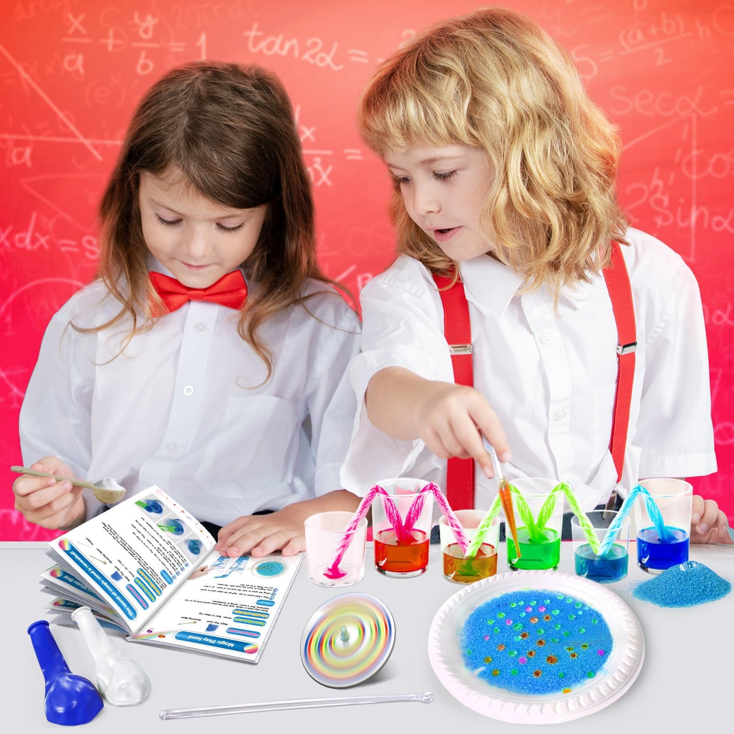 UNGLINGA 40+ Experiments Science Kit for Kids – STEM Chemistry Set