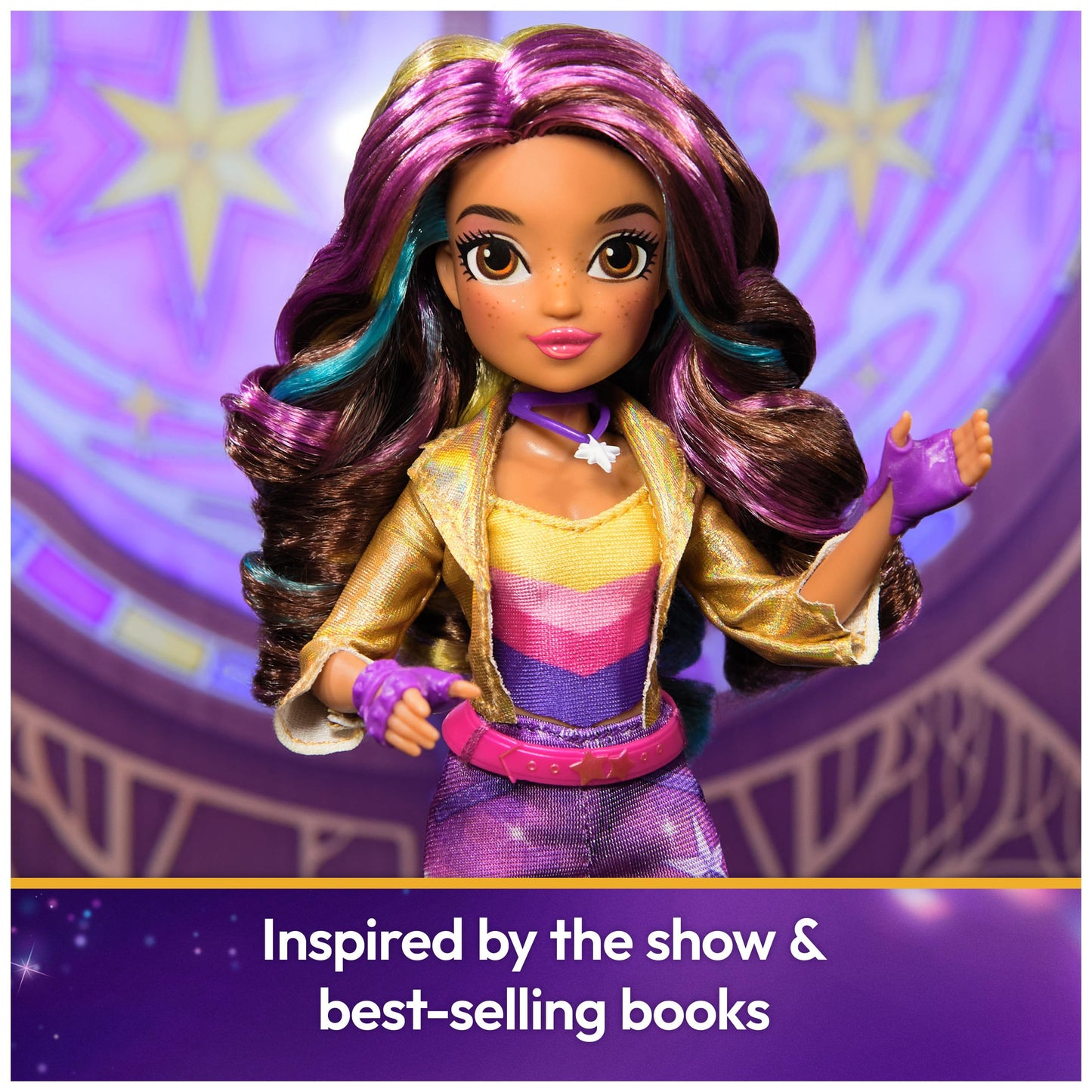 Unicorn Academy Sophia Doll – Power of Friendship, Guitar & 6 Fashion Accessories, 9.5-Inch