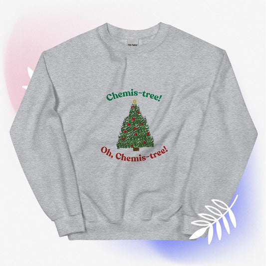 Chemis-tree chemistry Christmas sweatshirt