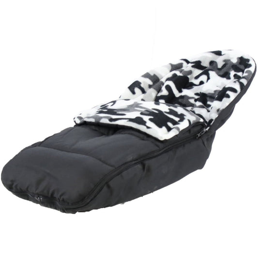 Universal Fleece Car Seat Footmuff / Cosy Toes - Fits All 3 And 5 Point Harnesses