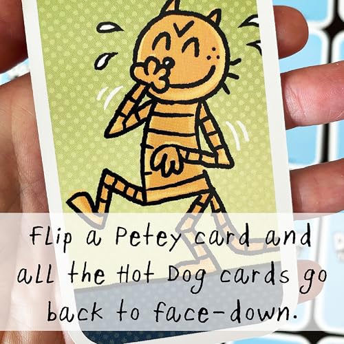 Dog Man Hot Dog Card Game in Tin – Fast-Paced Family Card Game by University Games (Ages 5+)