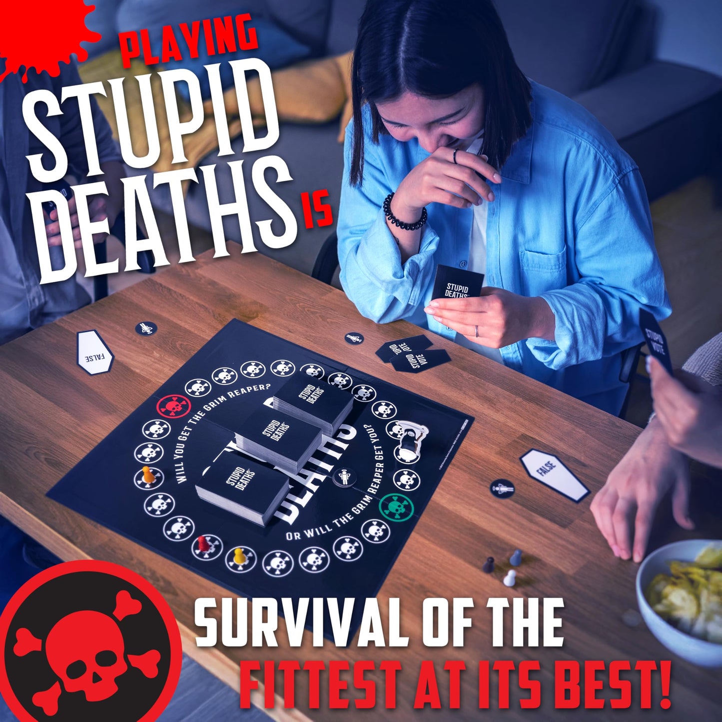 Stupid Deaths The Party Game - University Games (Ages 12+) 01404
