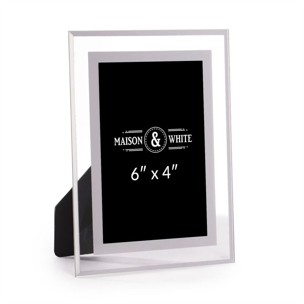 Modern Glass Photo Frames 6" x 4" - Set of 2 | Maison & White