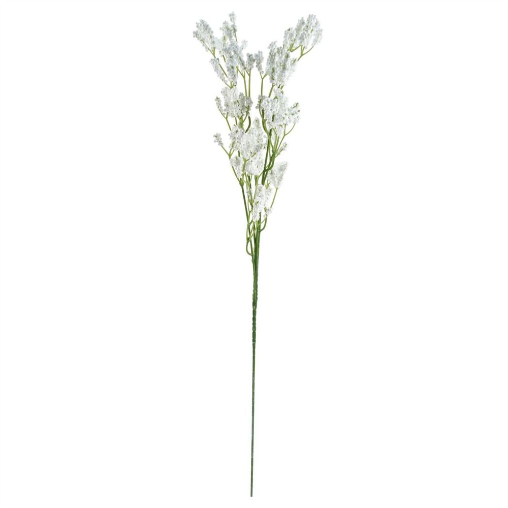 Premium 65cm Gypsophilia Spray - Artificial White Floral Decor - Shapable Stem - High Quality