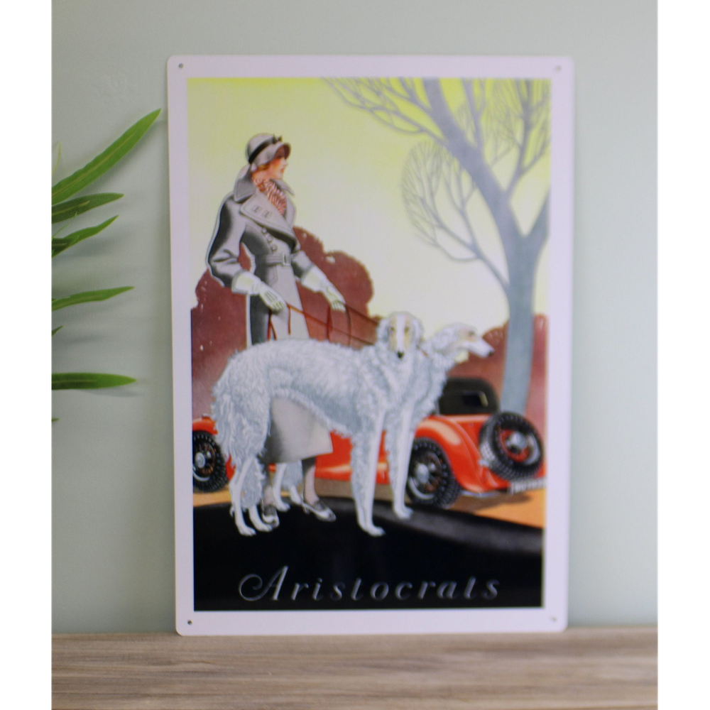 Vintage Metal Sign - Retro Art - Aristocrats