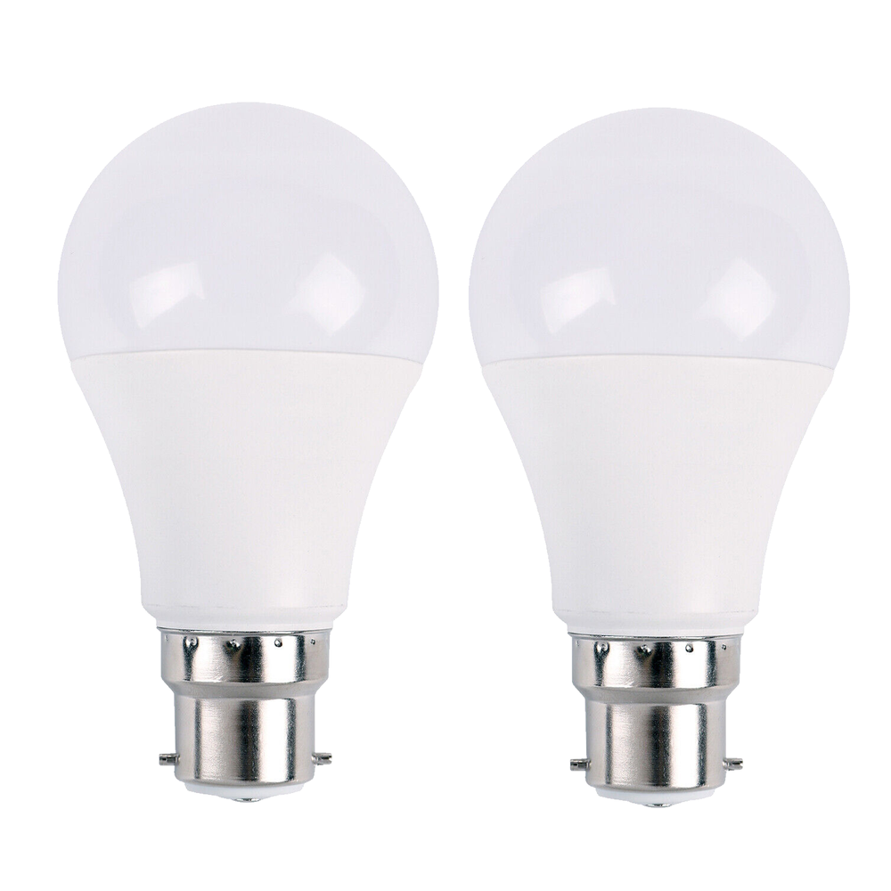 5W B22 Screw LED Light GLS bulbs, Energy Saving Edison Cool White 6000K non dimmable lights