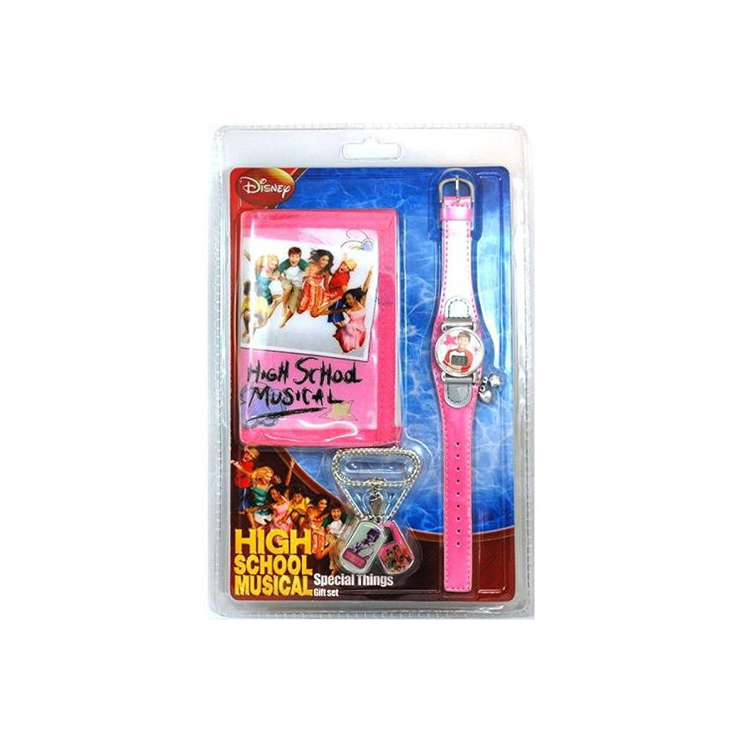 Disney Childrens Girls High School Musical Wallet, Watch and Dotages Gift Set - CLEARANCE NEEDS RE-BATTERY